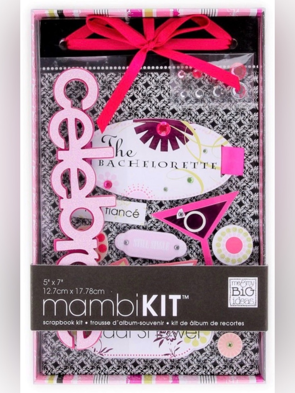 NEW 5” x 7” Mambi Kit Scrapbook Kit for Bridal Shower (Me & My Big Ideas)
